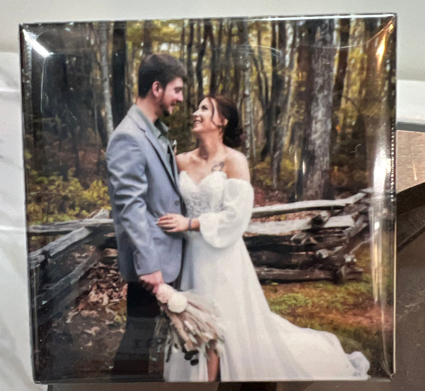 High Quality 2x2" Square Photo Magnets - 1pcs