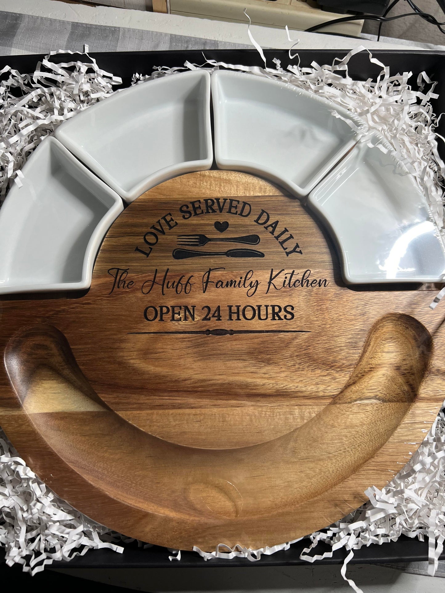 Charcuterie Cheese Board and Platter Set