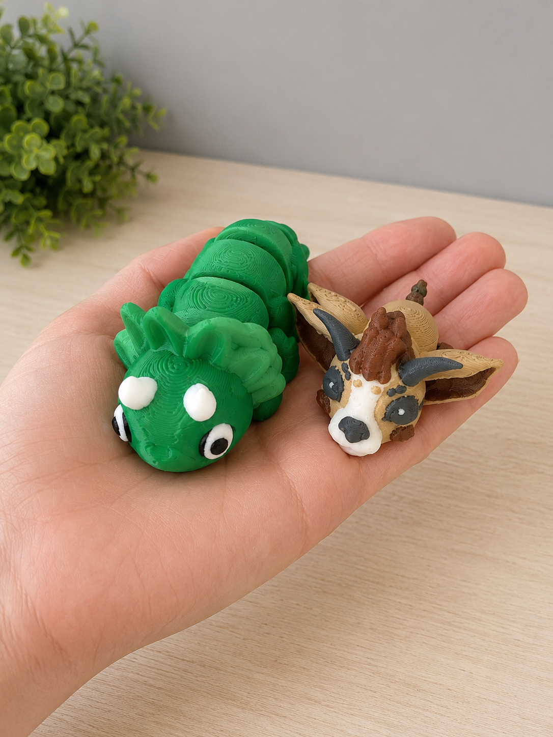 Mystery Flexi Bundle – 20 Assorted 3D Printed Animals & Creatures